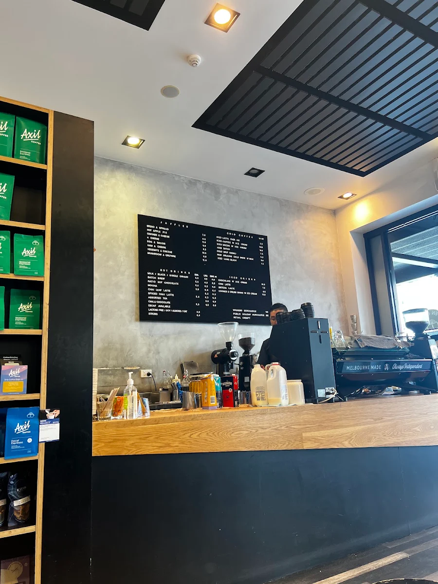 Menu, Axil Coffee Roasters Glenferrie