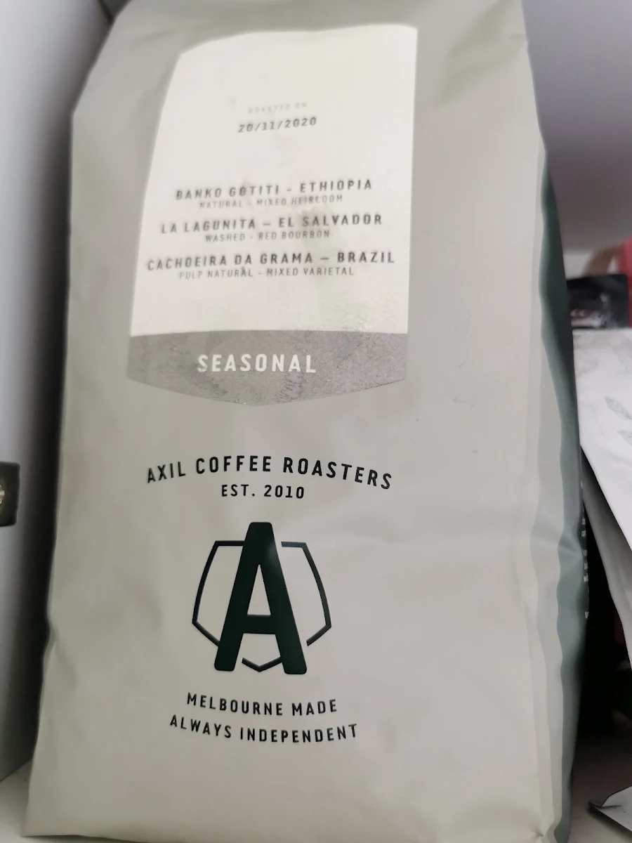 Menu, Axil Coffee Roasters Glenferrie