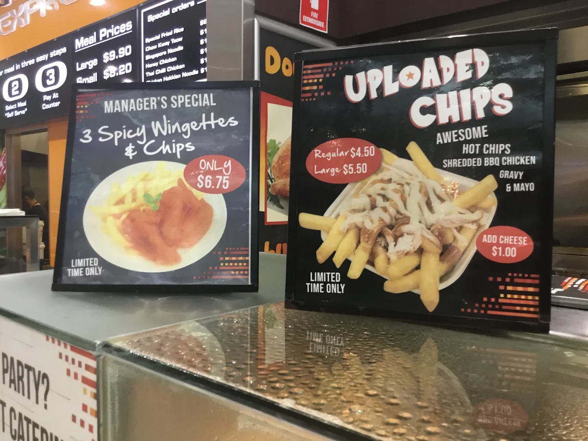Menu, Henny Penny Foods