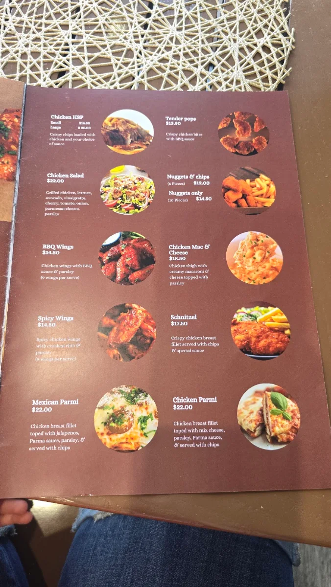 Menu, Osaucy