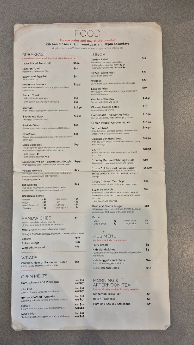 Menu photo 1