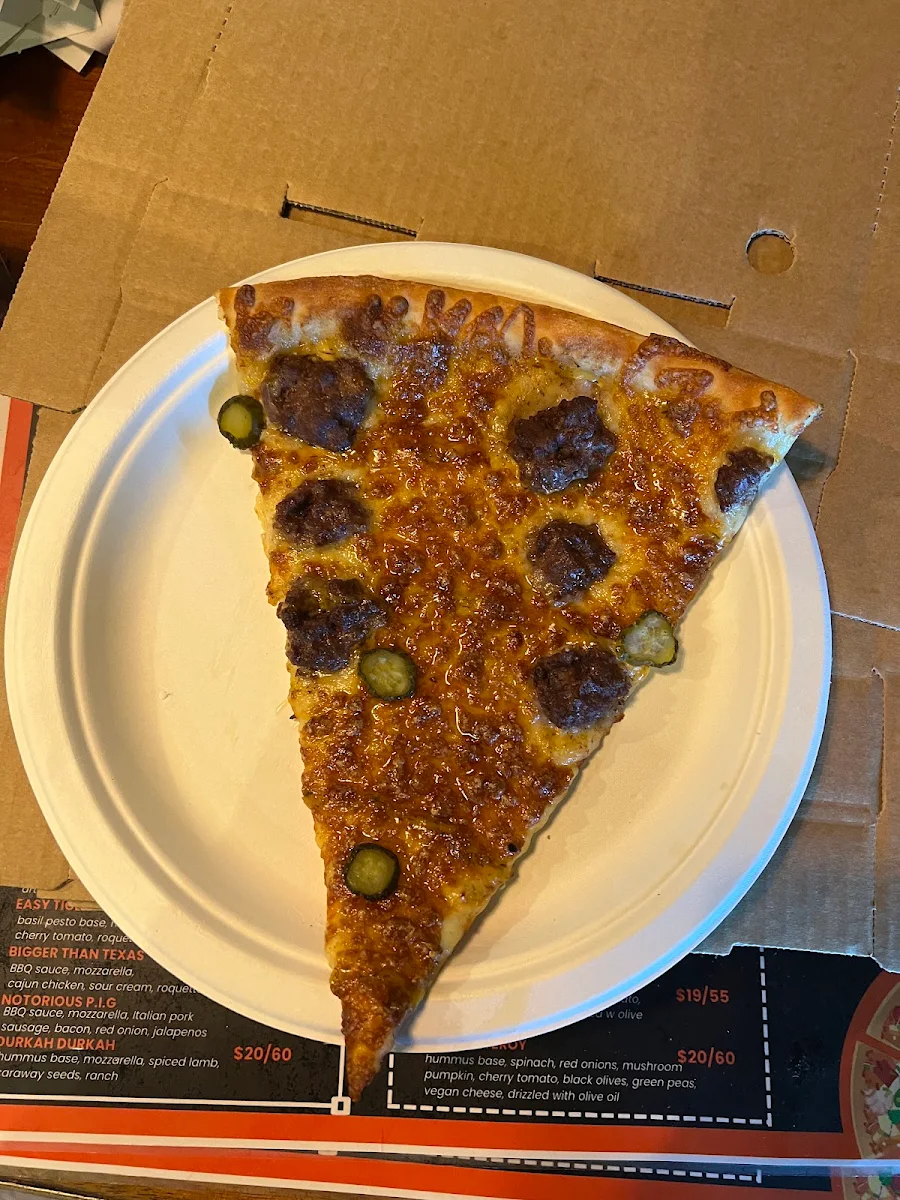 Menu, Shawcross Pizza Joint