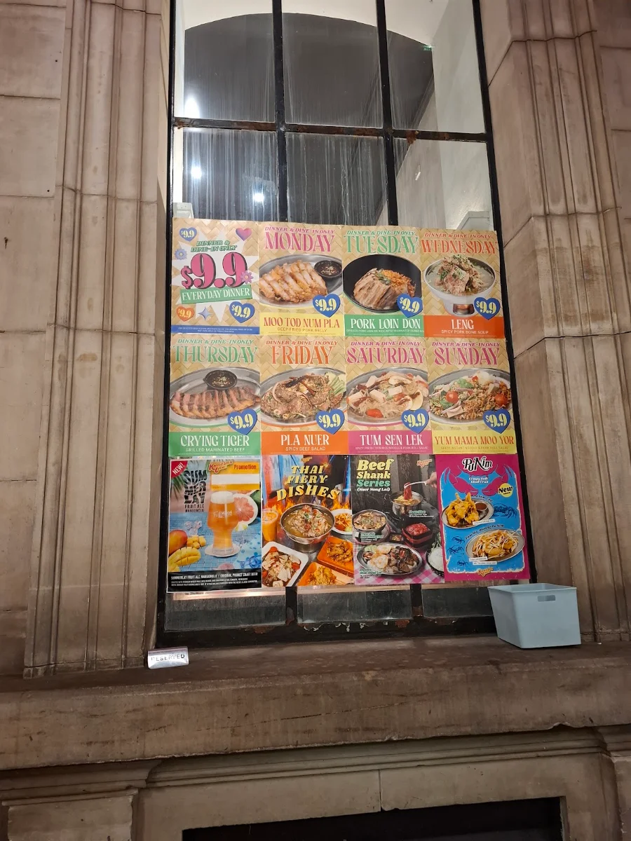 Menu, Khaosan Lane