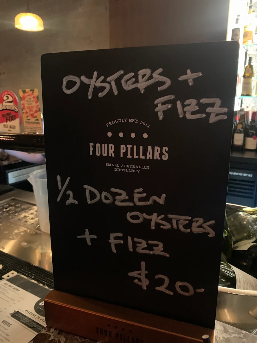 Menu, Oydis Bar & Dine | Ashburton