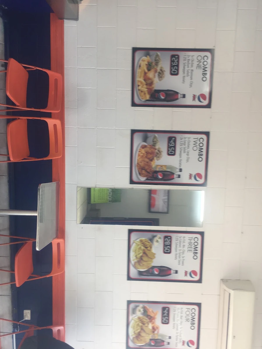 Menu, Champion Takeaway
