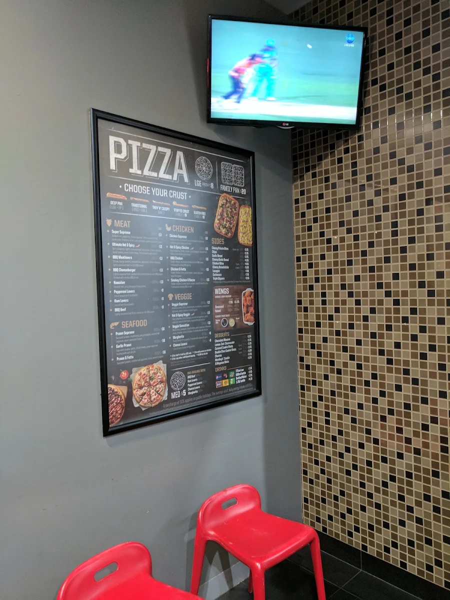 Menu, Pizza Hut Bentleigh East