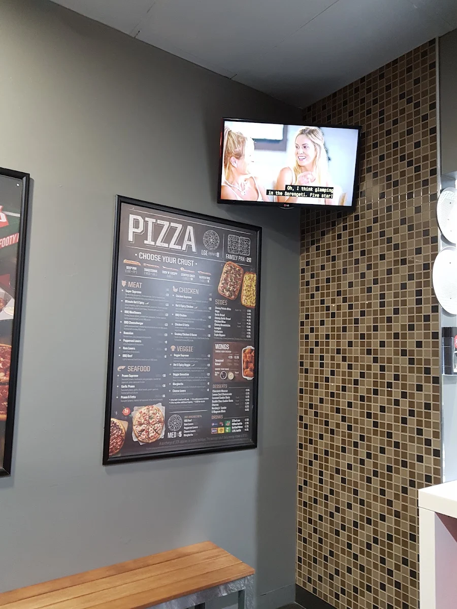 Menu, Pizza Hut Bentleigh East
