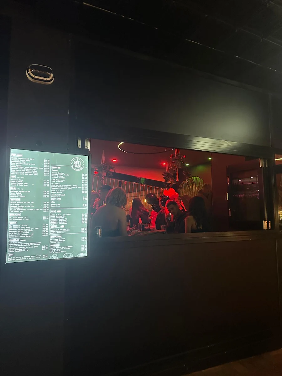 Menu, Dirty Habit ( Mount Lawley )