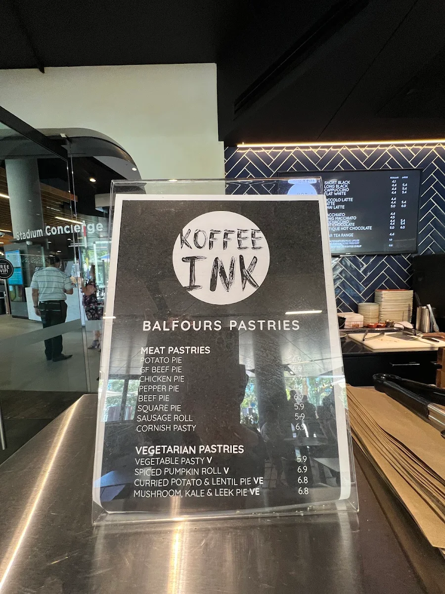 Menu, Koffee Ink
