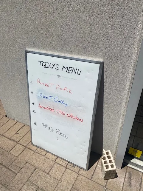 Menu, Garling Cafe & Lunch