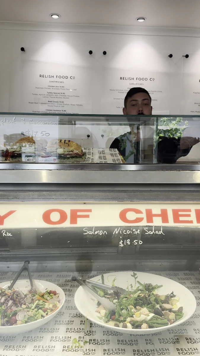 Menu, Relish Food Co