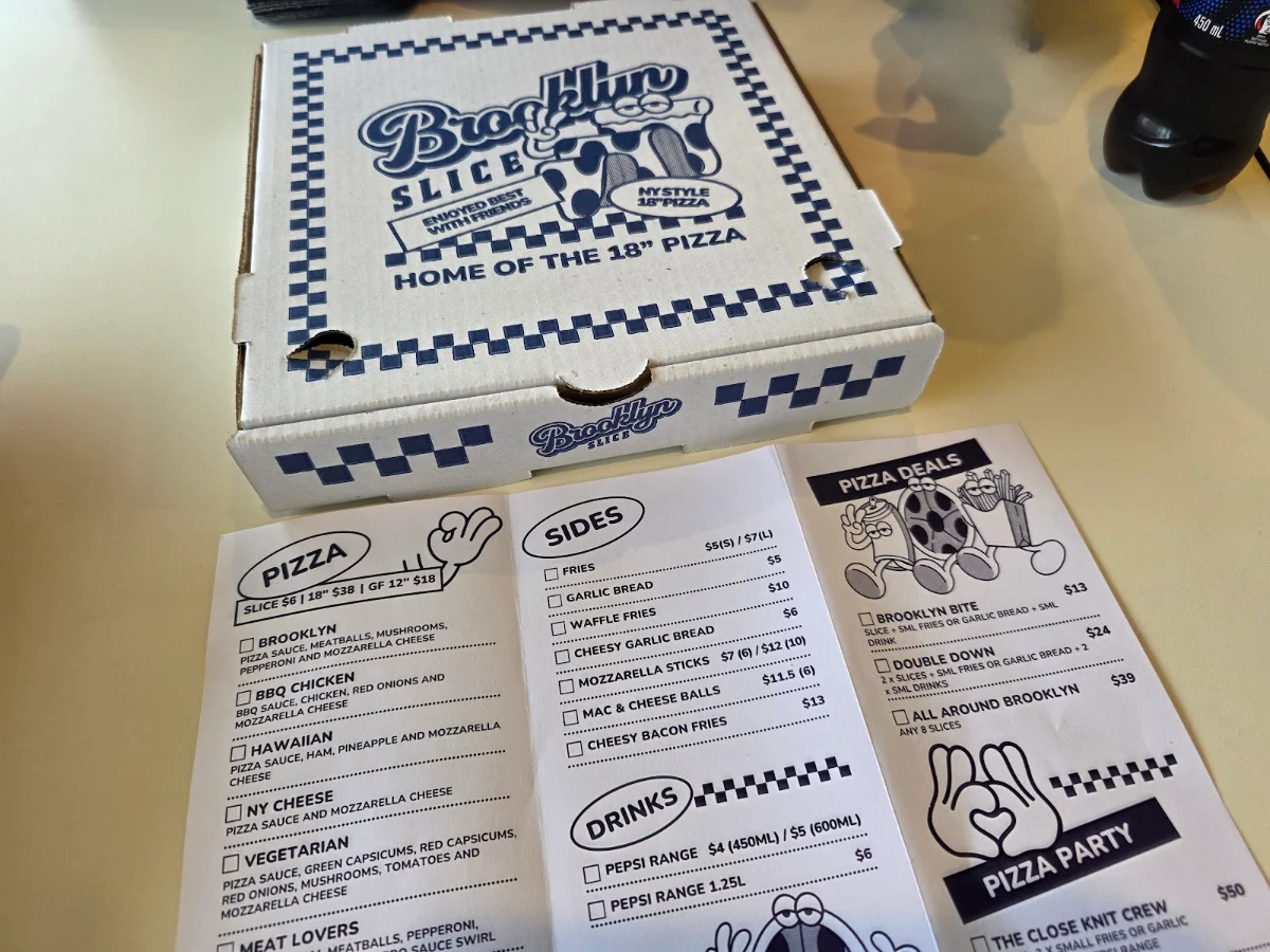 Menu, Brooklyn Slice Slacks Creek