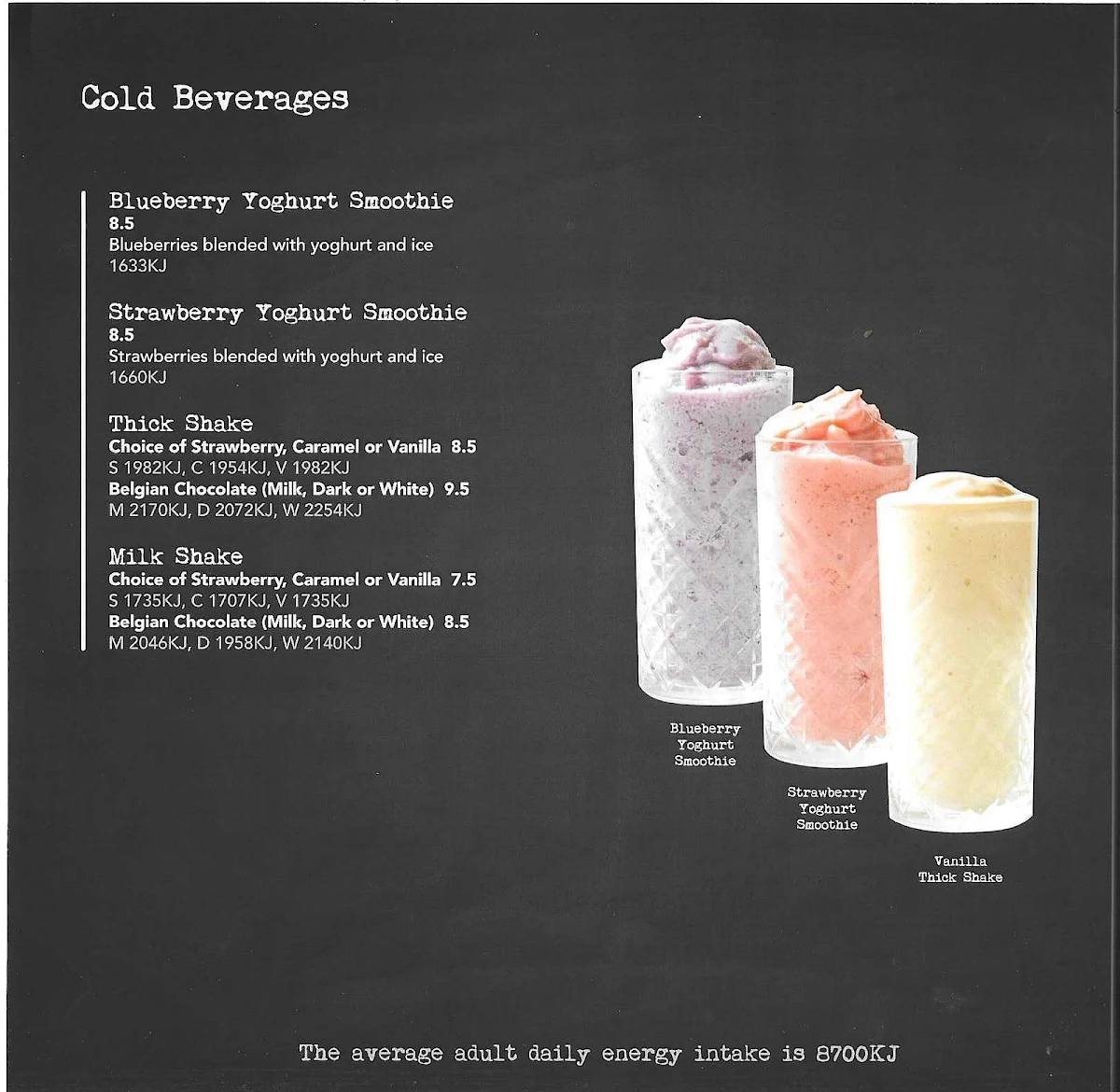 Menu, Oliver Brown