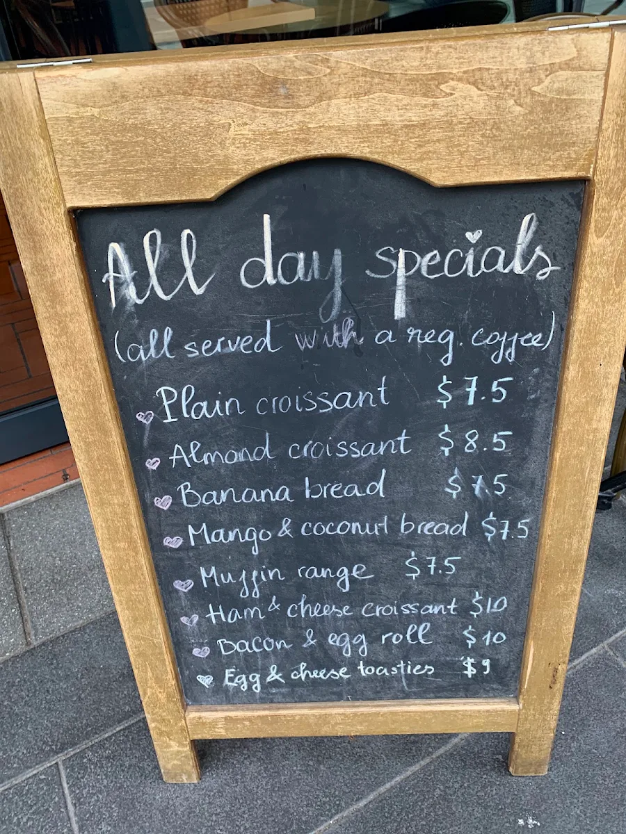 Menu, Oliver Brown