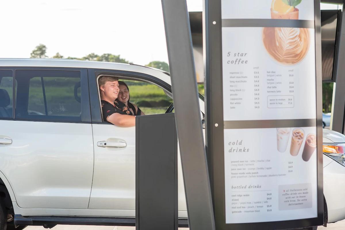 Menu, Stellarossa Rural View (Drive Thru Cafe)