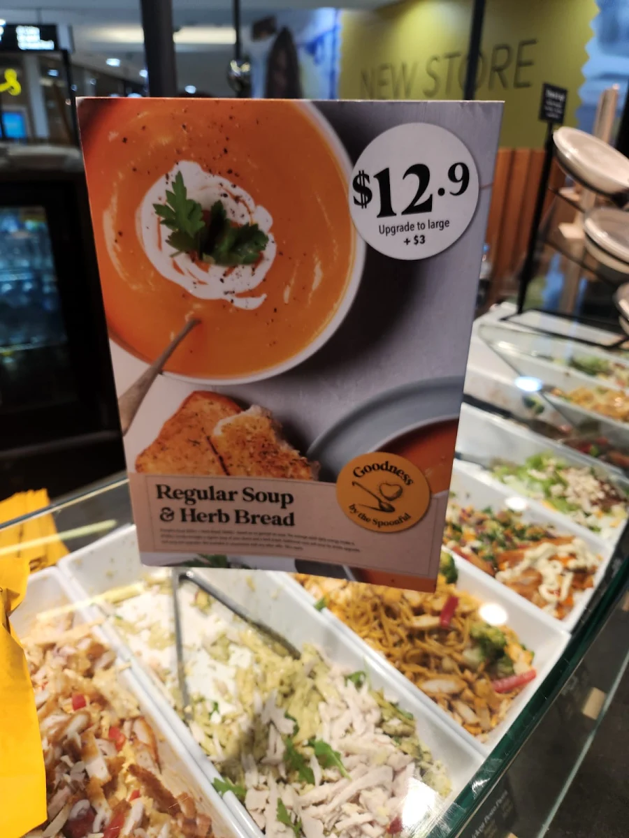 Menu, Soul Origin Blacktown Westpoint