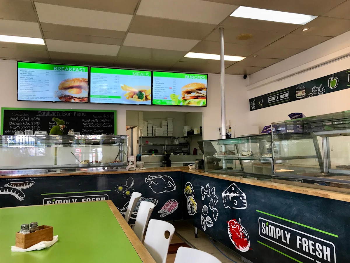 Menu, Simply Fresh
