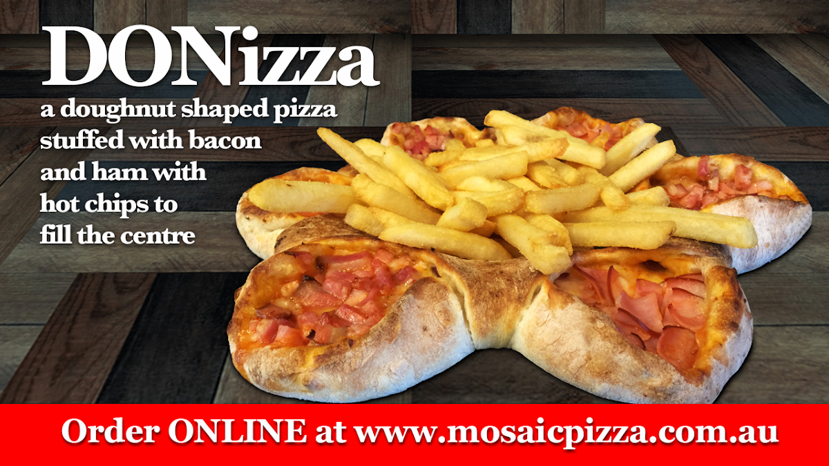 Menu, Mosaic Pizza