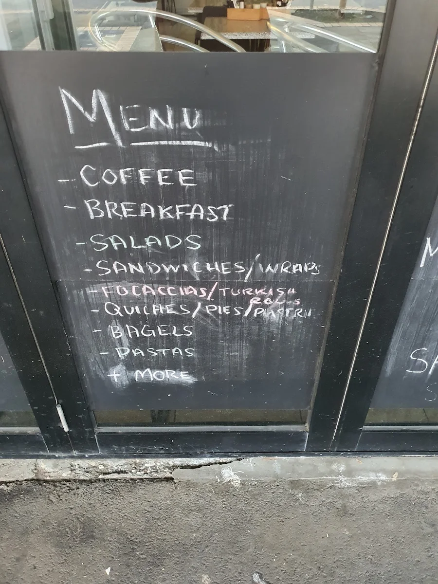 Menu, Cafe Sana