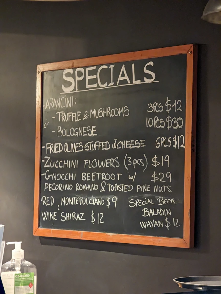 Menu, Donny's Pizza Abbotsford