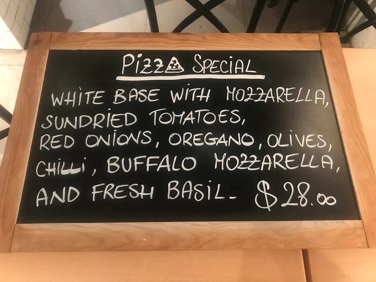 Menu, Donny's Pizza Abbotsford
