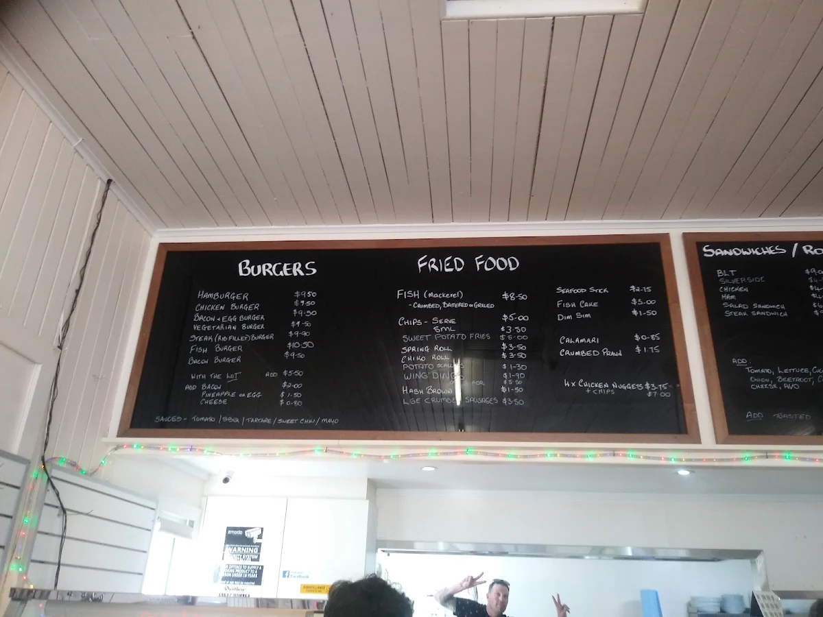 Menu, Rumours Diner