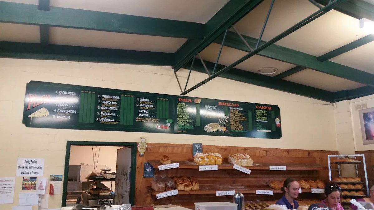 Menu, Loch Sport Bakery