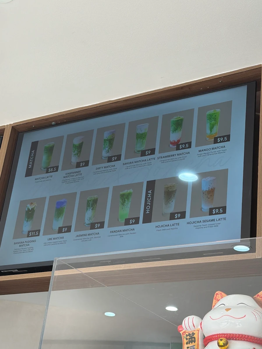 Menu, PHE COFFEE Brisbane
