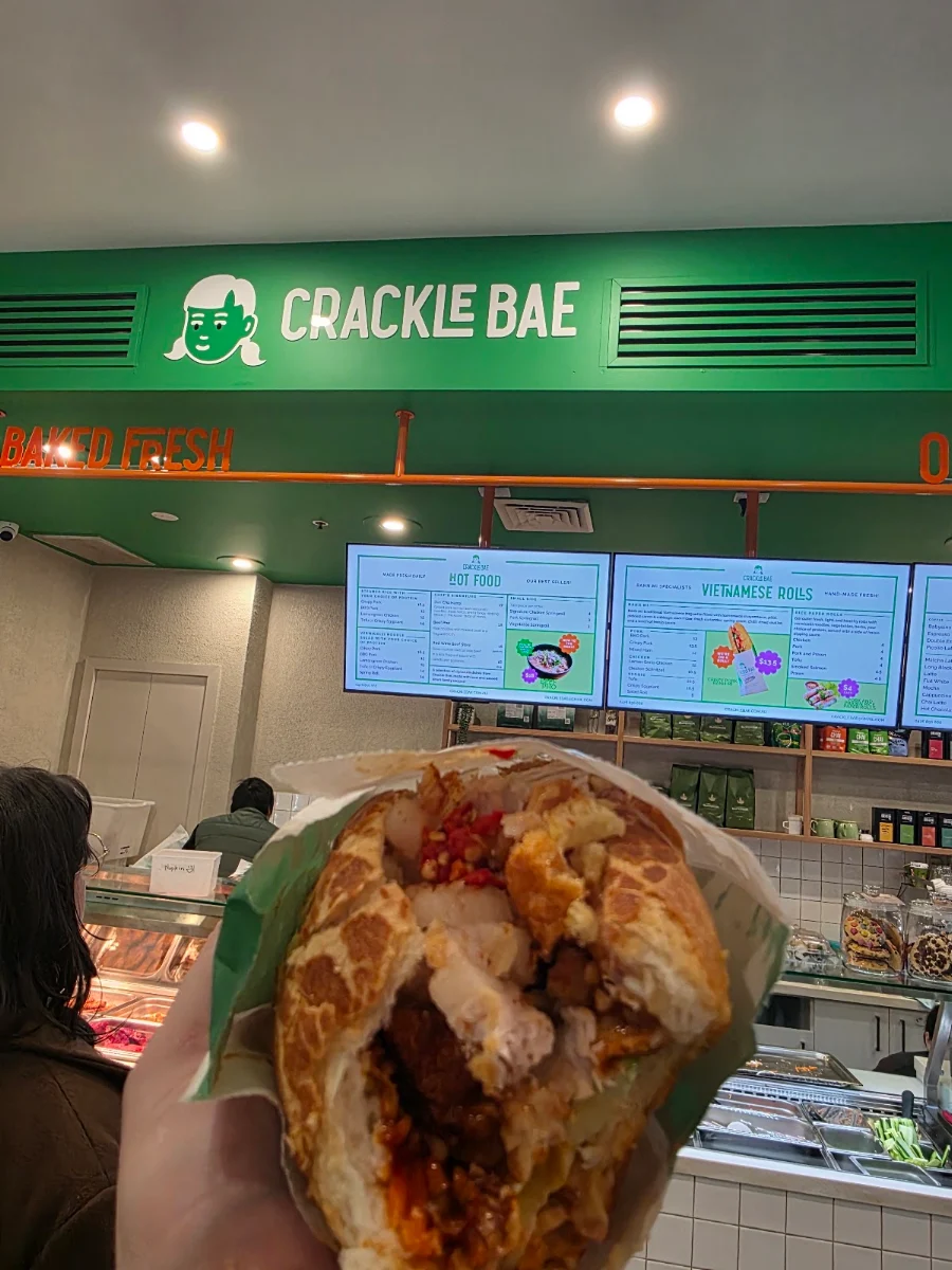 Menu, Crackle Bae