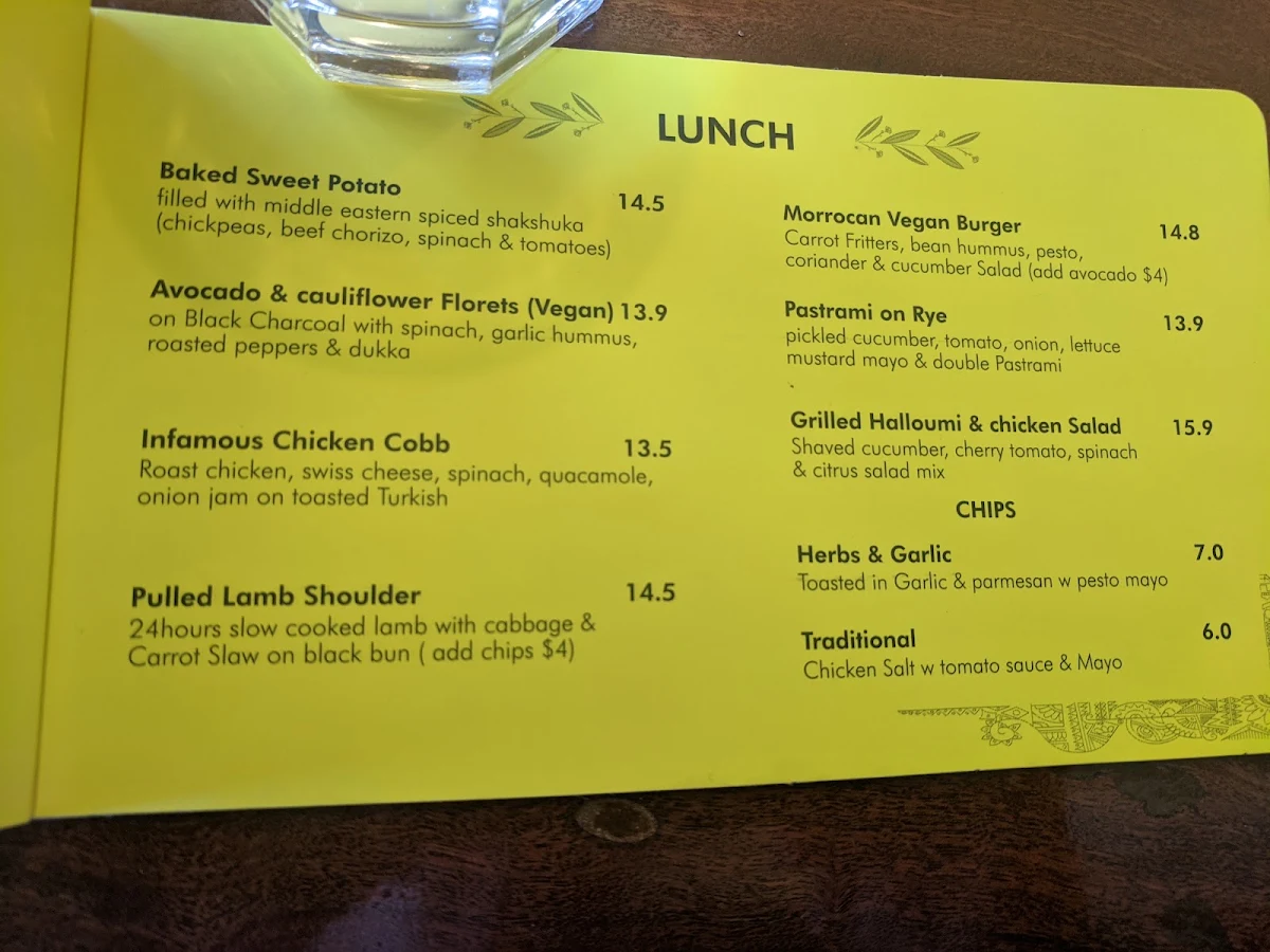 Menu, Loveon Xpress