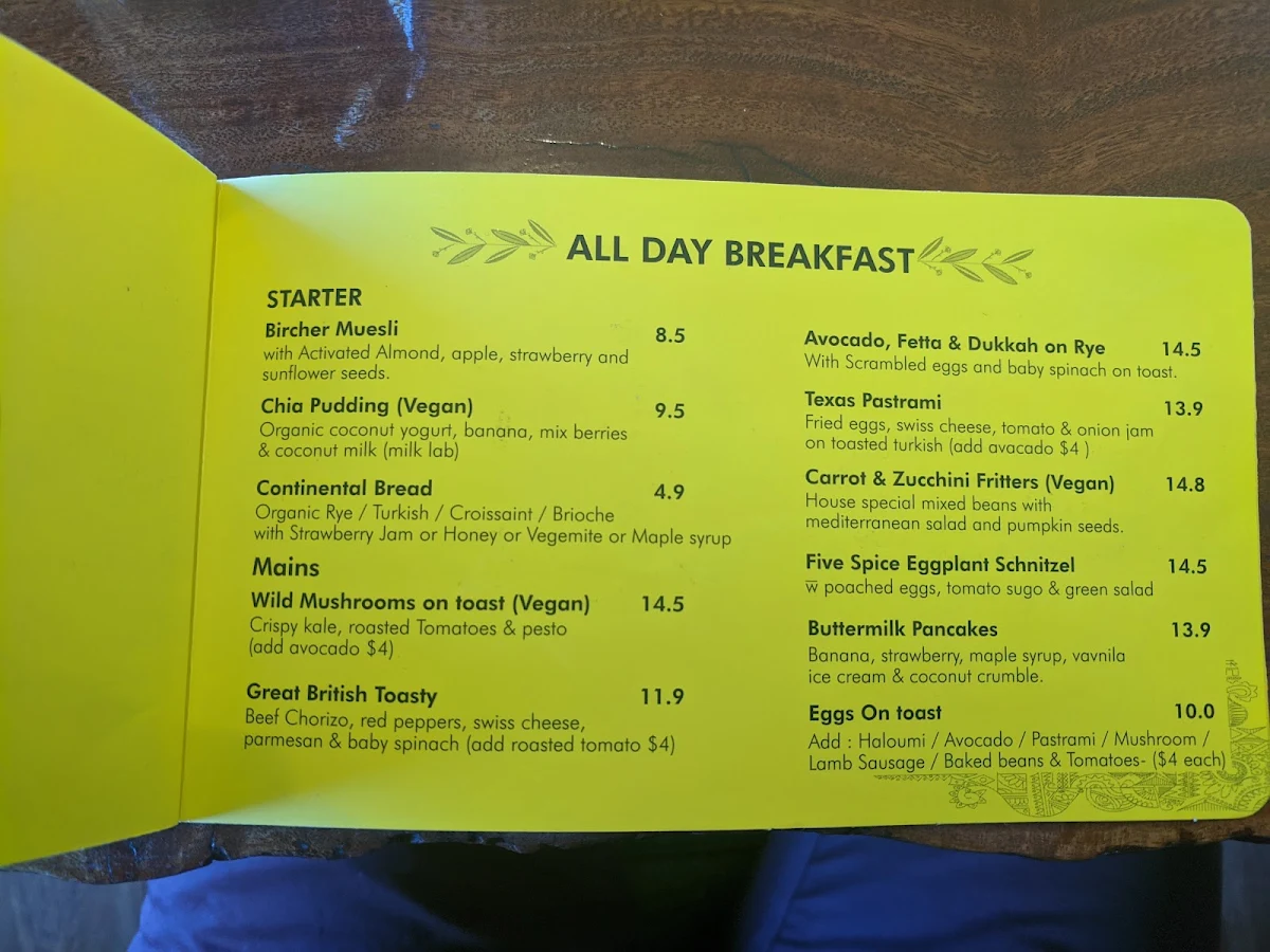Menu, Loveon Xpress