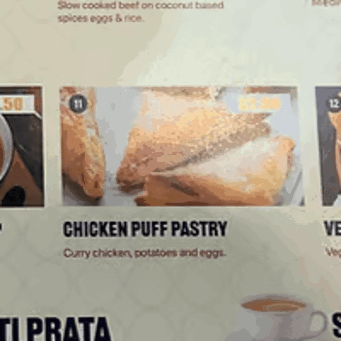 Menu, Zaytun Restaurant