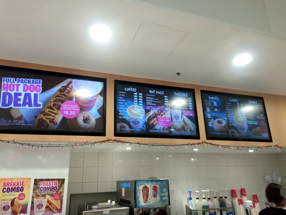 Menu, Donut King Stud Park