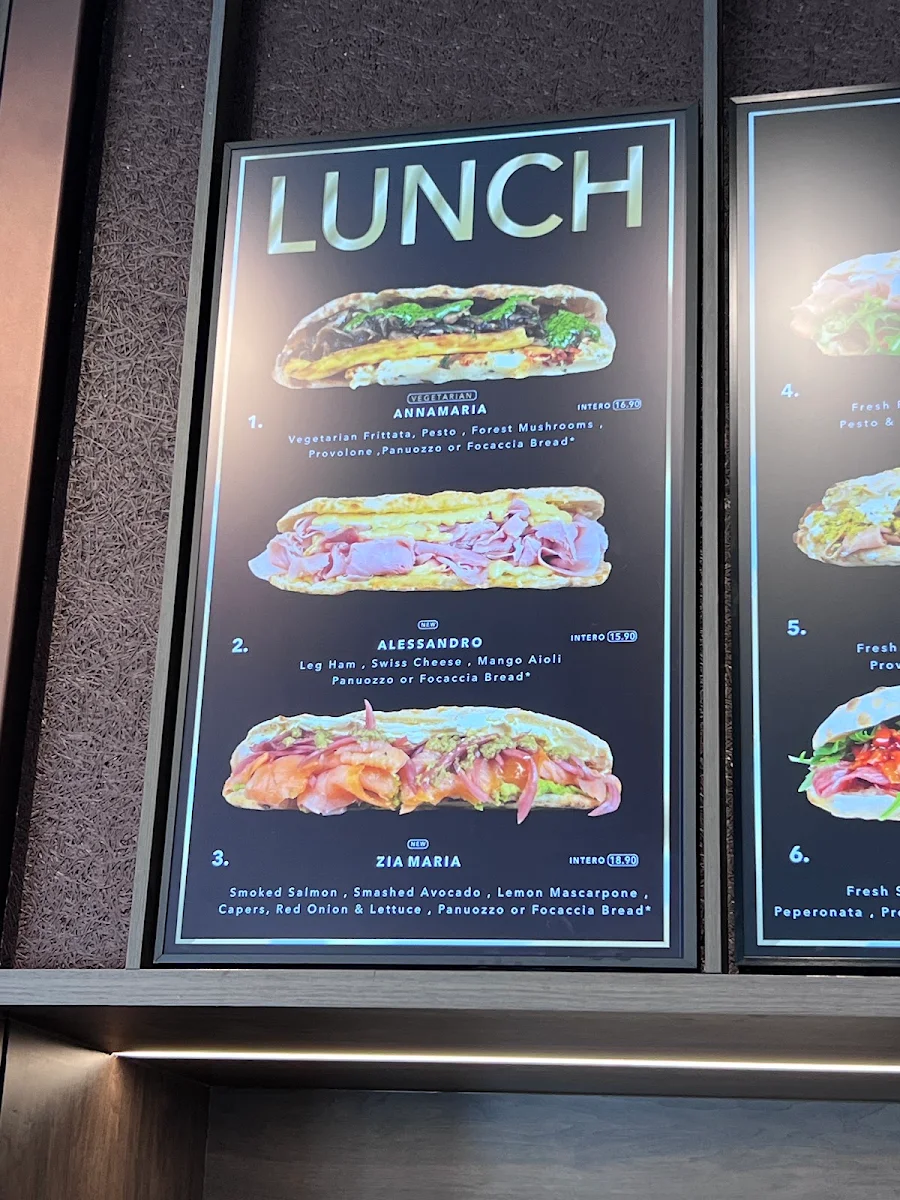 Menu, Love Your Mamma