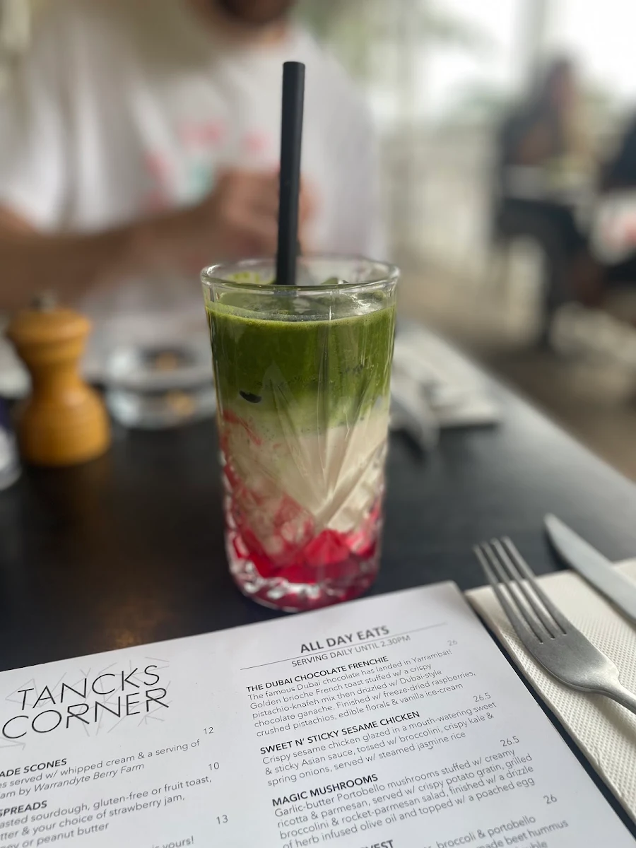Menu, Tancks Corner