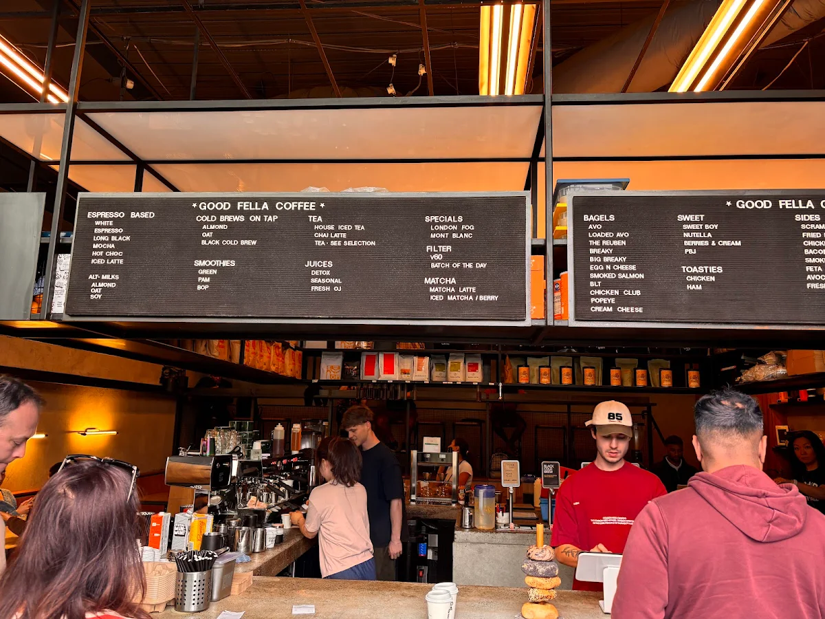 Menu, Good Fella Coffee