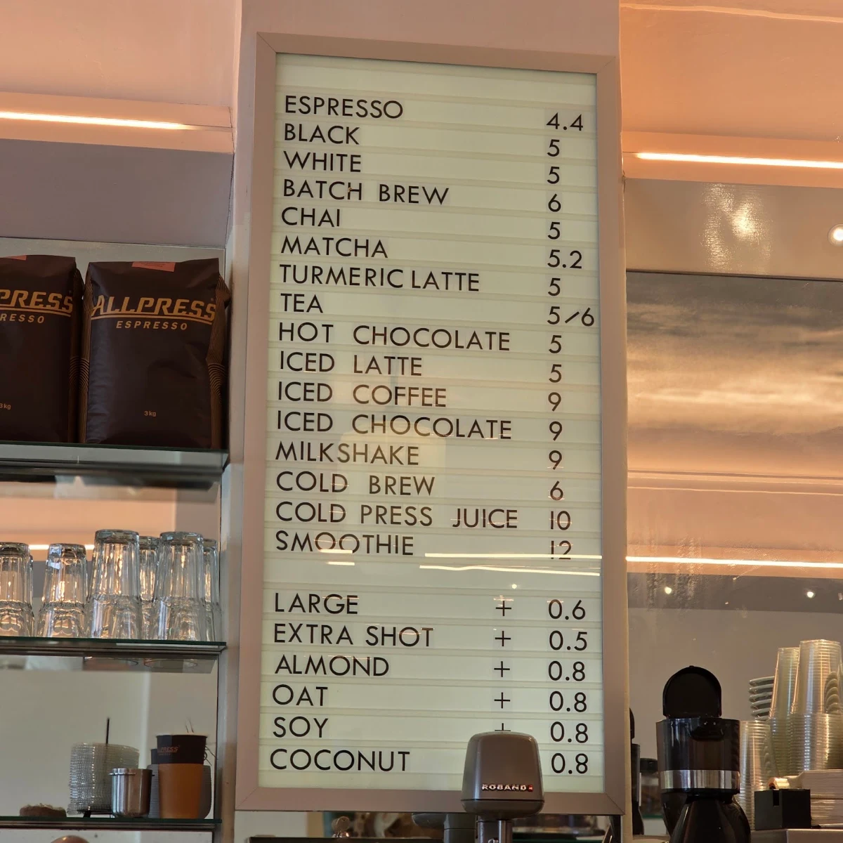 Menu, Joy Coburg