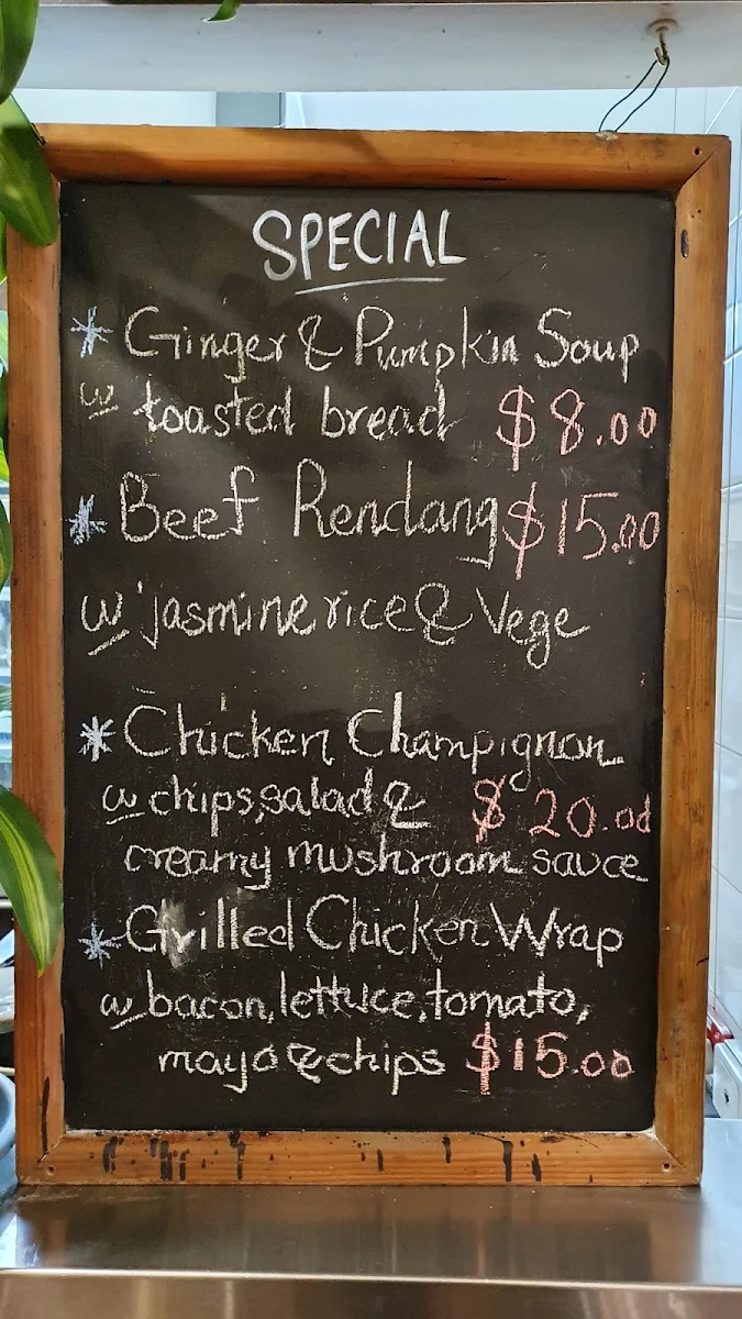 Menu, Ashfield Hotel