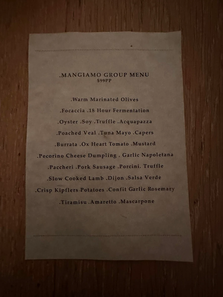 Menu photo 1