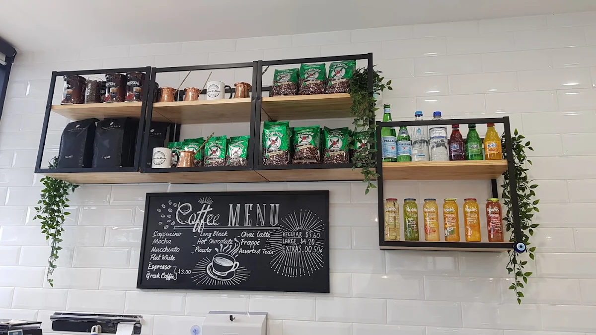 Menu, Born To Bake Greek Patisserie cafe