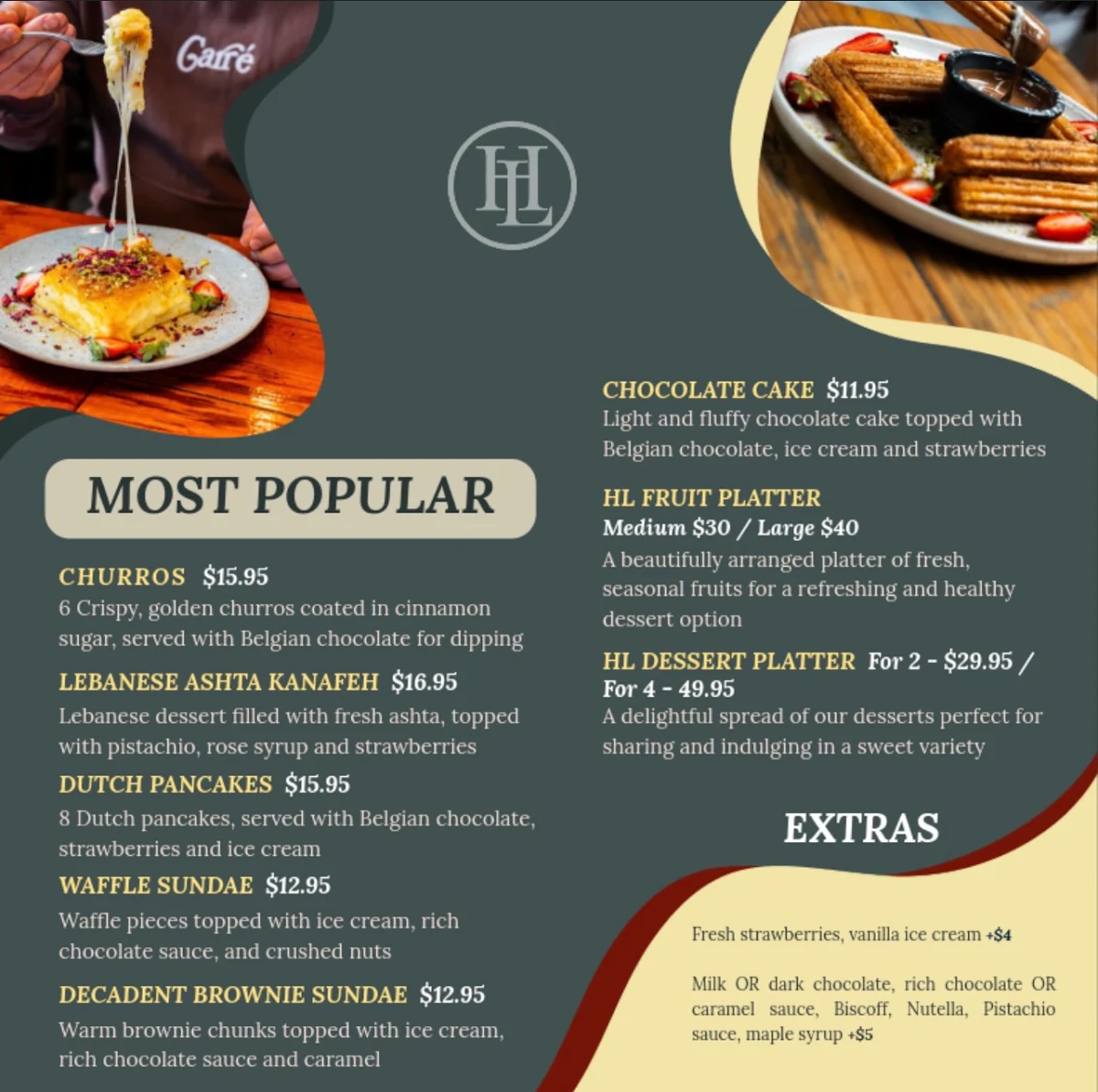 Menu, Huqqa Lounge Liverpool | Shisha, Dining & Desserts