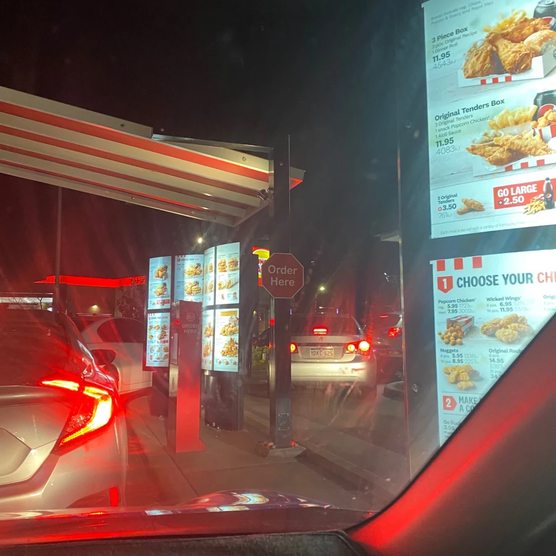 Menu, KFC Atwell