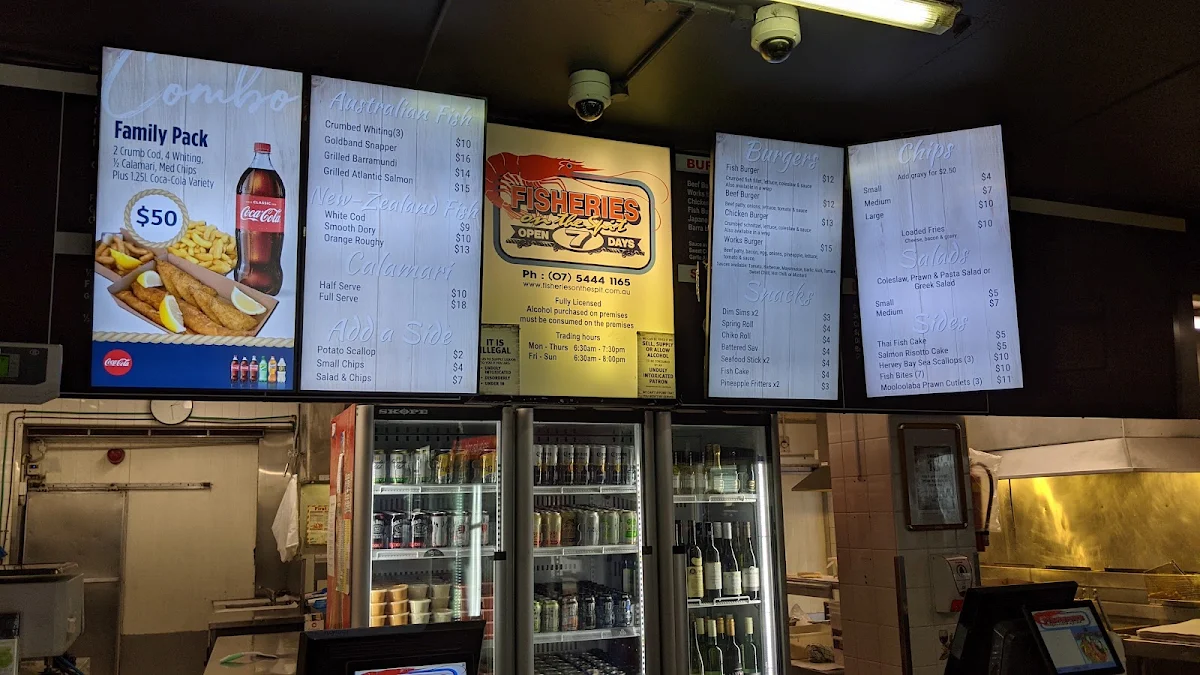 Menu, Fisheries on the Spit