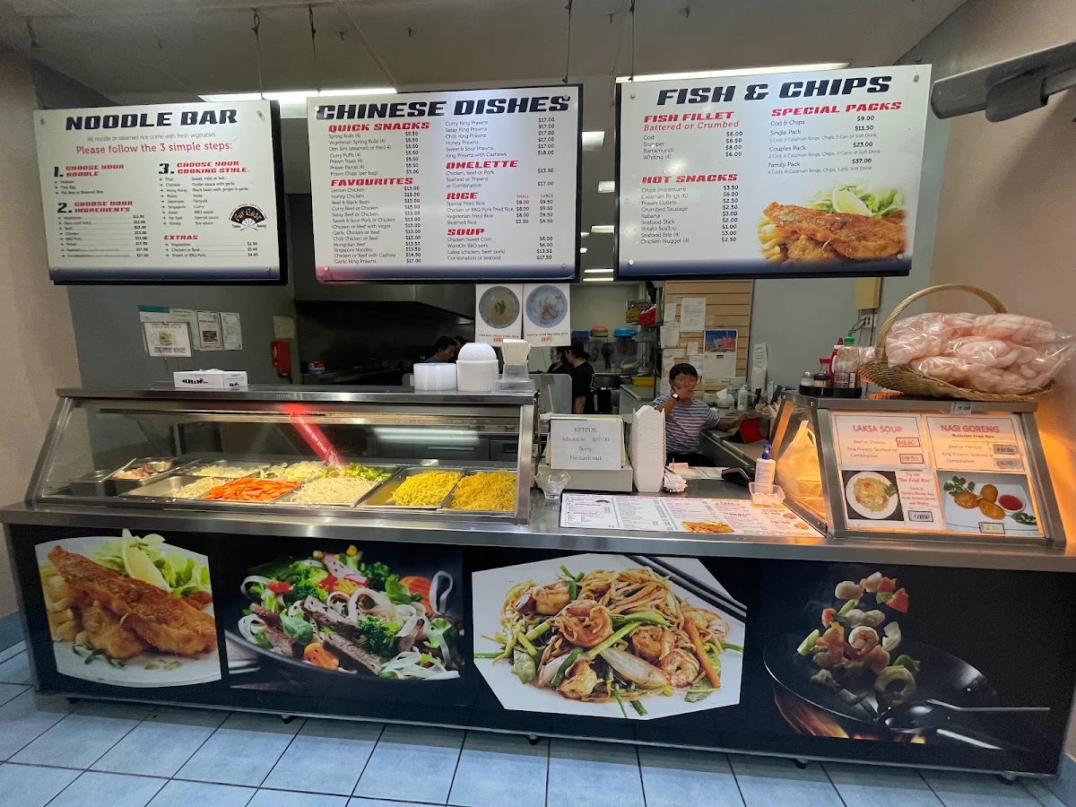Menu, Far East Take-Away