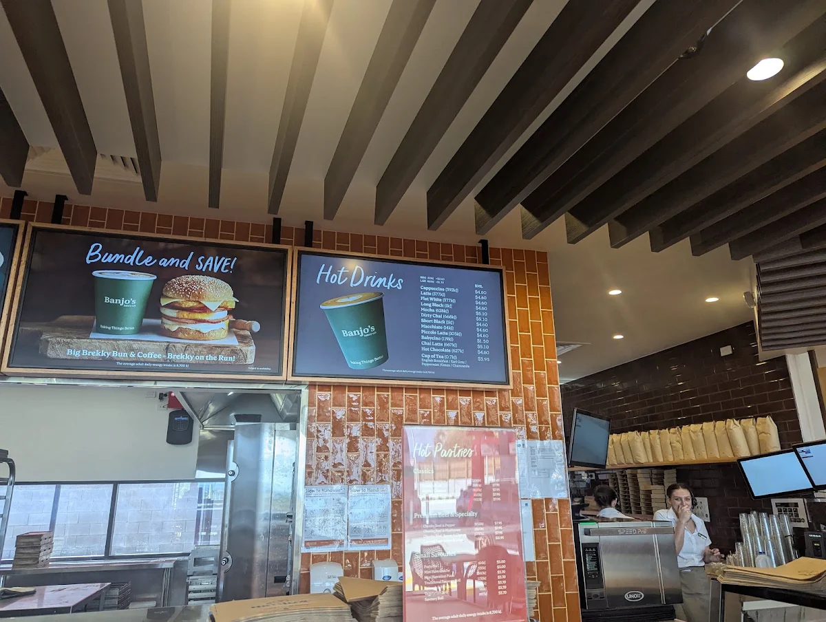 Menu, Banjo’s Bakery Café – Richlands (Drive Thru)
