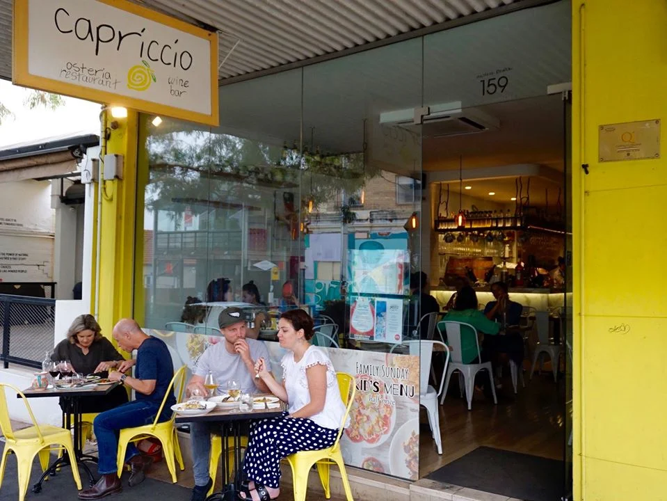 Vibe, Capriccio Osteria Italian Restaurant in Leichhardt Sydney
