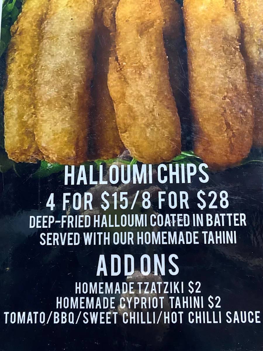 Menu, Taste of Cyprus