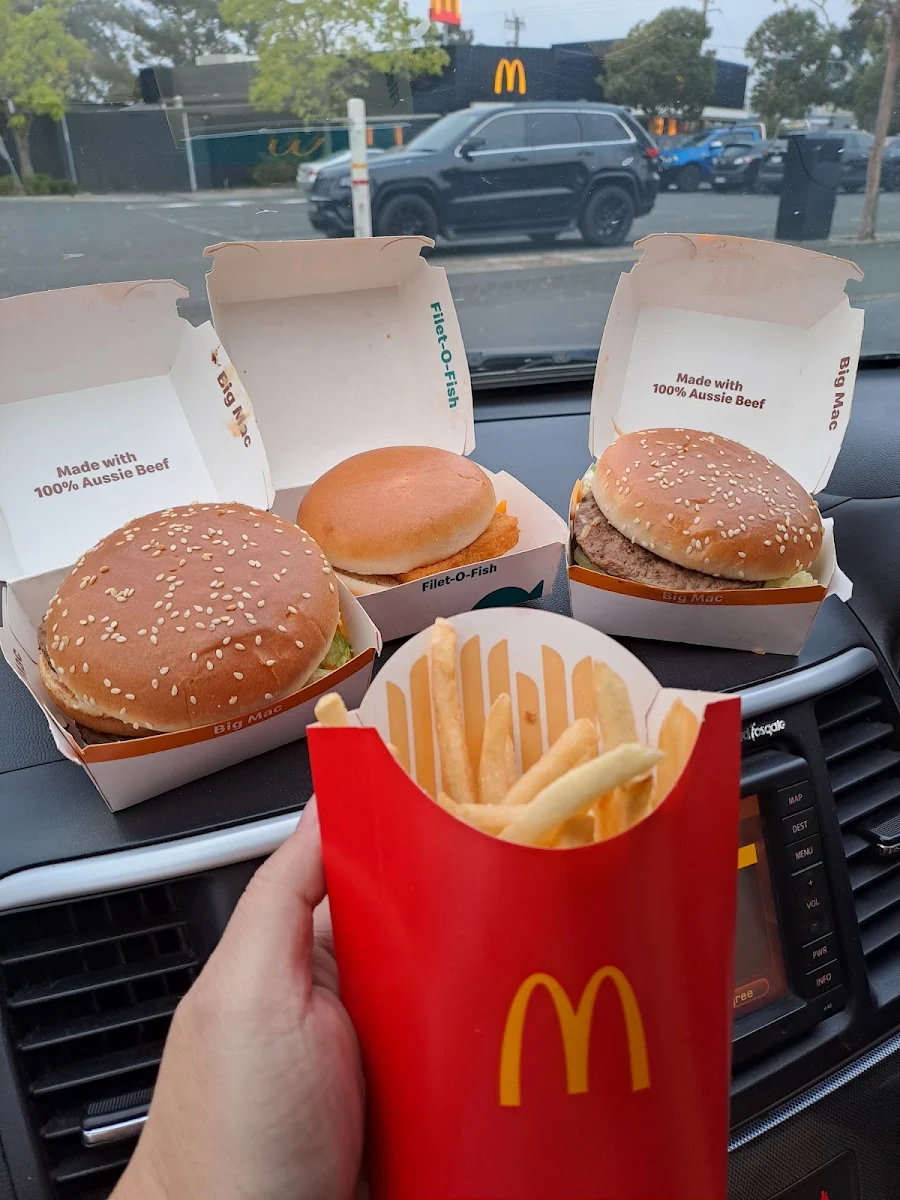 Menu, McDonald's Tullamarine