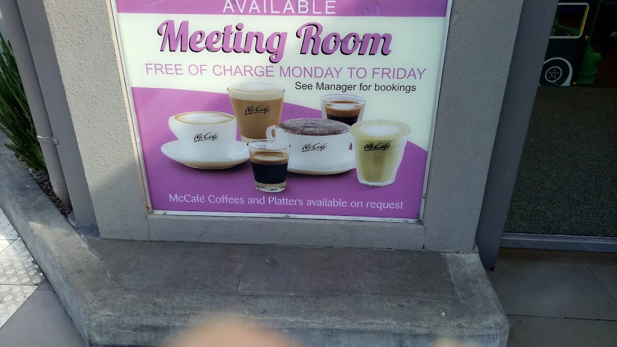 Menu, McDonald's Tullamarine