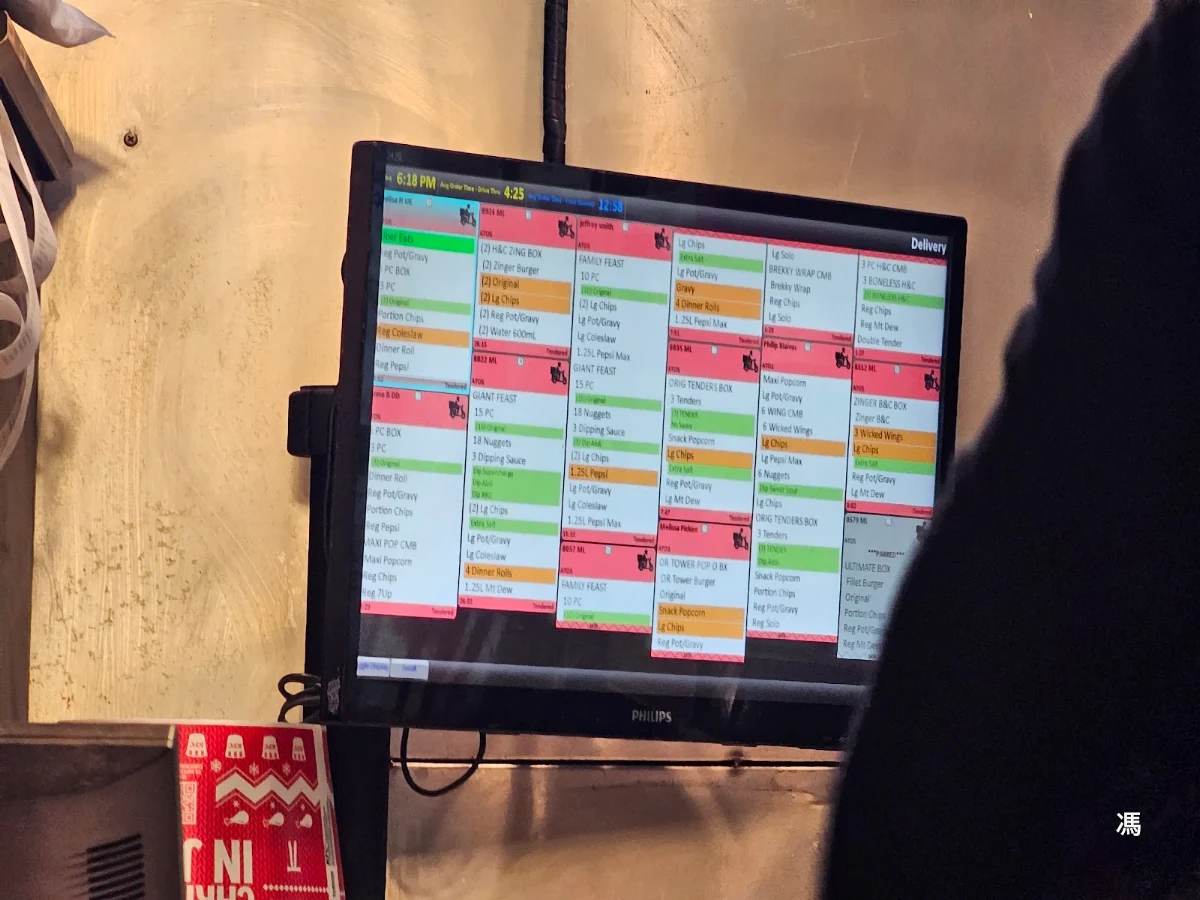 Menu, KFC Woy Woy